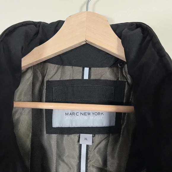 Marc New York Mens Xlarge Utility Winter Button Quilted Lined Bomber Jacket - Picture 9 of 16